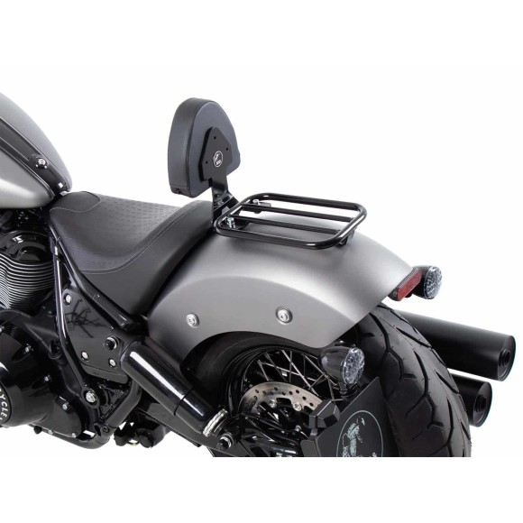 Portaequipajes individual con respaldo para Indian Chief Dark Horse / Chief Bobber Dark Horse (2022-) Hepco&Becker