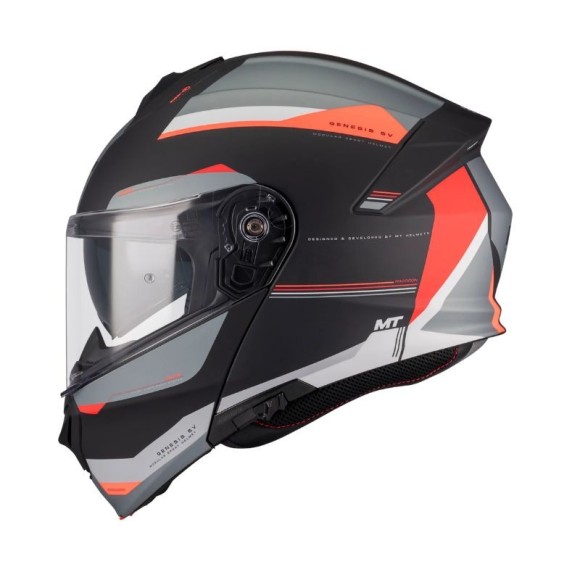 Casco moto modular MT Genesis SV Raccoon B5 ECE 22.06