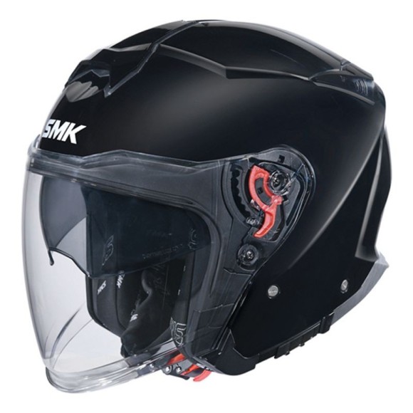 Casco Jet GTJ Negro Brillo Ligero para Ciudad