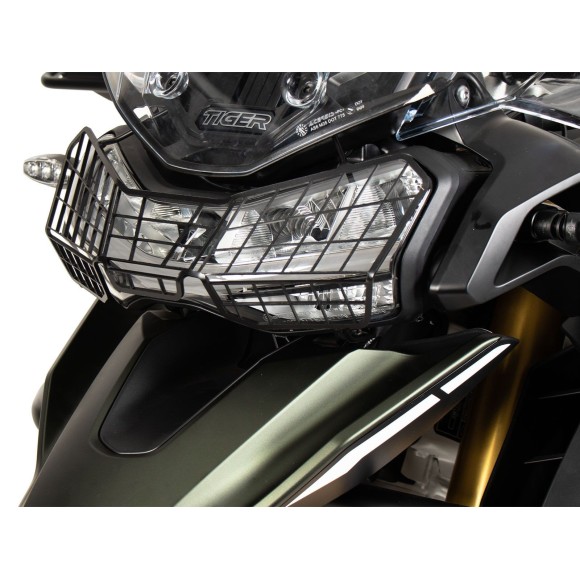 Protector faro Triumph Tiger 1200 negro Hepco Becker