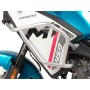 Barras depósito CF Moto 450 MT plateadas Hepco Becker