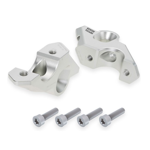 Elevadores manillar BMW R1300GS 30mm 33mm plata