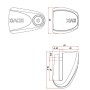 Candado de Disco con Alarma Kovix KNX15 SS 15 mm