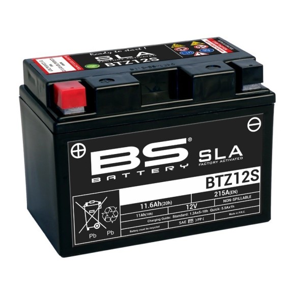 Batería moto BS Battery SLA BTZ12S (FA)