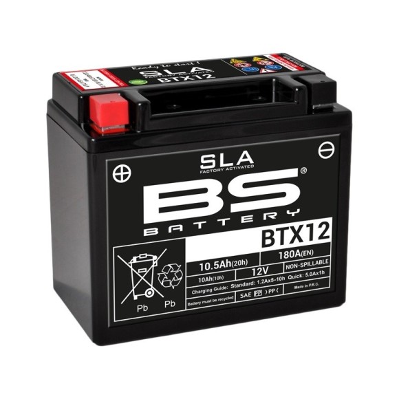 Batería moto BS BATTERY SLA BTX12 (FA)