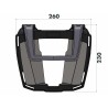 Soporte para baúl Easyrack para Yamaha Ténéré 700 World Raid (2022-2024) / World Rally (2023-2024) Hepco&Becker