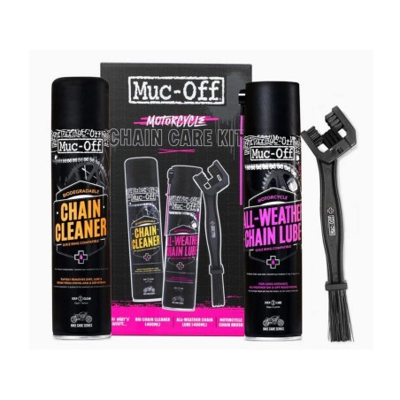 Kit de mantenimiento de cadena MUC-OFF para moto