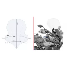 Givi screen for Yamaha Tracer 900 / 900GT
