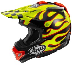 ARAI MX-V EVO Flame Helmet | Motocenter Company