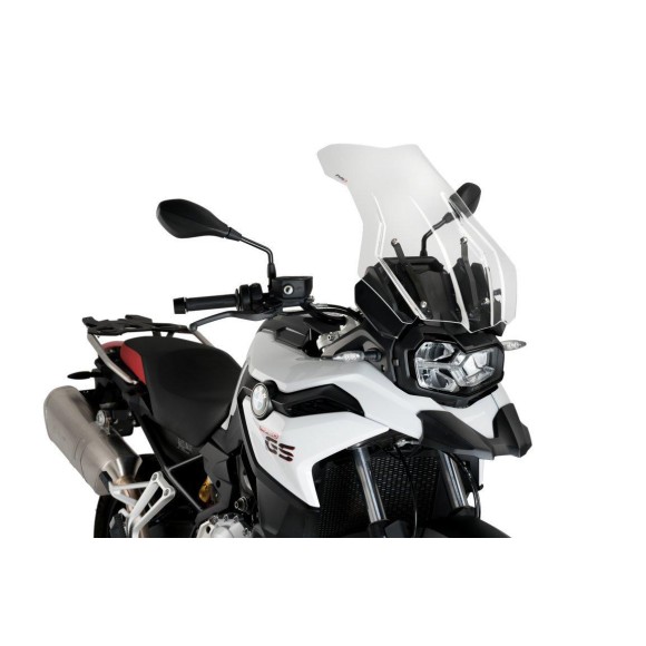 Cúpula Touring Plus de Puig para BMW F750GS (18') / BMW F850GS (18'-) / BWM F850 GS Adv (19'-) con cúpula OEM Estándar.