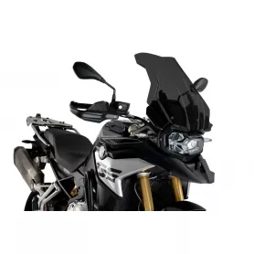 Cúpula Touring Plus de Puig para BMW F750GS (18') / BMW F850GS (18'-) / BWM F850 GS Adv (19'-) con cúpula Touring. - Ahumado Oscuro