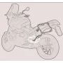 Portamaletas en maletas MONOKEY® o RETRO FIT en BMW F750GS 