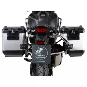 Xplorer case system with cutout for Honda CRF 1100L Africa Twin (2019-) - Silver