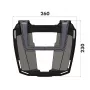 Portaequipaje estilo Easyrack en negro para Honda CRF 1100L Africa Twin (2019-) de Hepco-becker