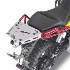 Adaptador posterior específico en aluminio para maleta MONOKEY® para Moto Guzzi  V85 TT (2019-) de GIVI