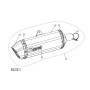 Sistema de escape Akrapovic Slip-On Line Suzuki V STROM 1050 (2020)