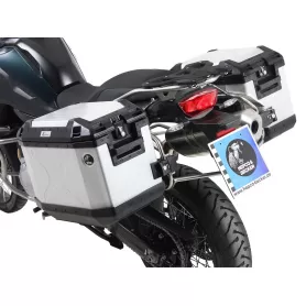 Sistema de maletas Xplorer Cutout para BMW F 750 GS (2018-) - Plata