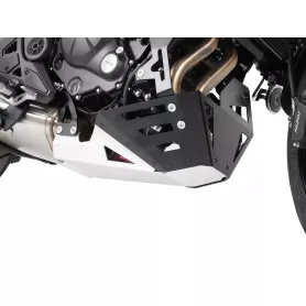 Placa de protecciÃ³n del motor plata/negra para KAWASAKI VERSYS 650 DE 2015 de Hepco&Becker