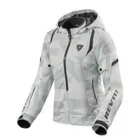 Chaqueta Moto Revit Flare 2 Lady - Blanco