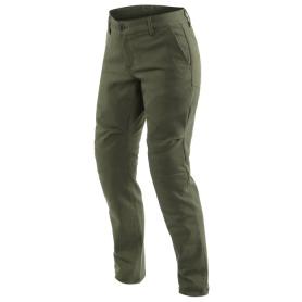 Motorcycle Pants Dainese Chinos Lady - Green