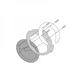 Kit adaptador metálico Givi bolsas depósito Tanlock para BMW R 1200 RT