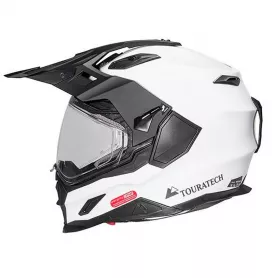 Casco Touratech Aventuro Carbon 2 Monocolor - Blanco