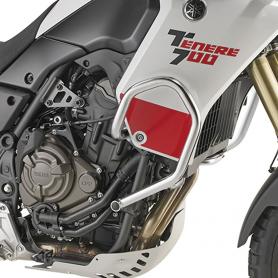 Barras de protección de motor Yamaha Ténéré 700 de Givi - Acero inoxidable