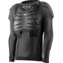 Camiseta protectora de cuello redondo y mangas largas para niños Carbon Underwear con protecciones