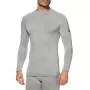 Camiseta de cuello alto y manga larga Carbon Merinos Wool de SIXS