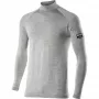 Camiseta de cuello alto y manga larga Carbon Merinos Wool de SIXS