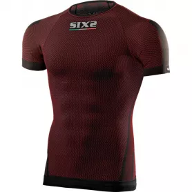 Camiseta Tecnica Carbon Underwear® / Manga Corta TS1 - Rojo oscuro