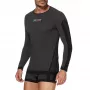 Long Sleeve / Crewneck Technical T-Shirt All Year Underwear® Charcoal TS2