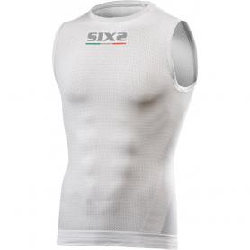 Camiseta Tecnica sin mangas Carbon Underwear® SMX - Blanco
