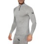 Carbon Merinos Wool® Long Sleeve / High Neck Technical T-Shirt with Carbon Merinos Wool® zipper SIXS