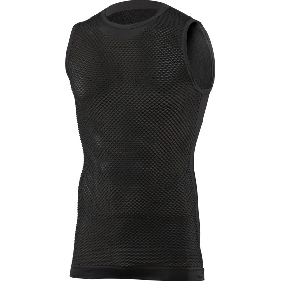 Net sleeveless T-shirt