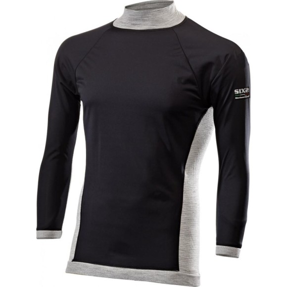 Camiseta Tecnica  Manga Larga / Cuello Alto Windshell Merinos Wool® TS4M