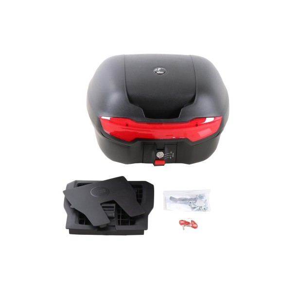 Baúl moto Journey 40 con adaptador universal de Hepco-Becker