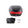 Journey 40 motorcycle top case with universal adapter of Hepco-Becker