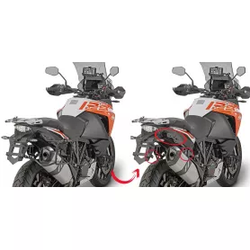 Portamaletas Lateral de Givi para maletas Monokey o Retro Fit para KTM ADV 1050 / 1190 / 1290