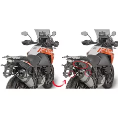 Portamaletas Lateral de Givi para maletas Monokey o Retro Fit para KTM ADV 1050 / 1190 / 1290