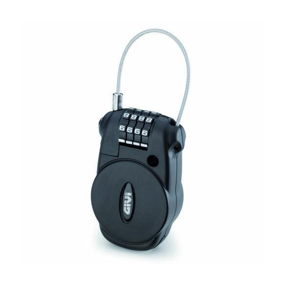 Candado de combinación con cable retráctil de GIVI