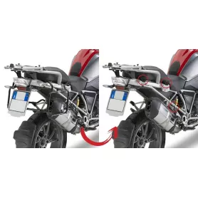 Portamaletas lateral para maletas MONOKEY® para BMW R1200GS (13-18) / R1200GS Adventure (14-18) / BMW R1250GS de GIVI