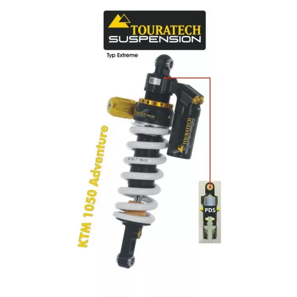 Amortiguador Trasero "Extreme" Touratech Suspension para KTM 1050 Adventure / 1090 Adventure (2015-)