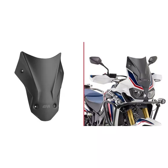 Cúpula GIVI (opaca negro) para CRF1000L Africa Twin (16)