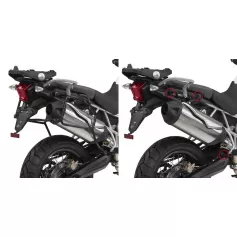 Portamaletas laterales de fijación rápida para maletas MONOKEY® para TRIUMPH Tiger 800 / 800 XC / 800 XR (11 - 16) de GIVI