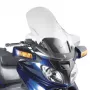 Transparent windshield with spoiler (80 x 72 cms) for Suzuki AN 650 Burgman Executive (02-04) from GIVI