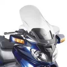 Transparent windshield with spoiler (80 x 72 cms) for Suzuki AN 650 Burgman Executive (02-04) from GIVI