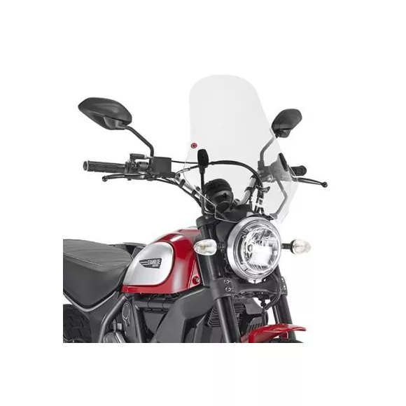 parabrisas transparente para Scrambler 400 (16-17) /Icon 800 (15-17) de GIVI