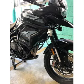 Barras de protección superior "Solid" para Triumph Tiger 900 Rally / GT / Pro (2020-23) - Negro