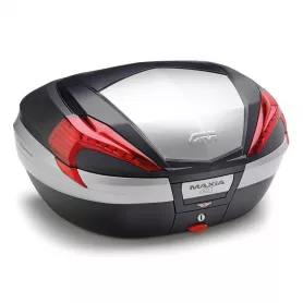 Baúl moto V56 MAXIA 4 de Givi - Anodizado Plata